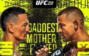 UFC 318 in a REC room on Saturday night 